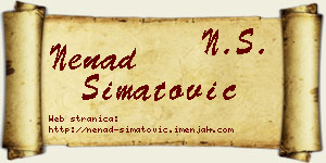 Nenad Simatović vizit kartica